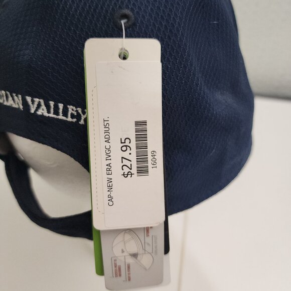 New Era Golf Navy Embroidered Cowboy Character Hat Adjustable Cap NEW - Picture 9 of 12